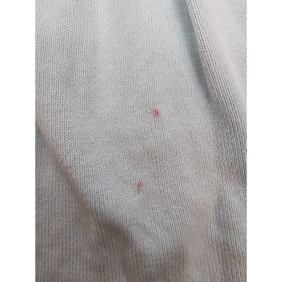 Christmas Snowman Knit Long Sleeve Sweater Dress Blue White and Pink Size S(5/6) - Picture 5 of 9